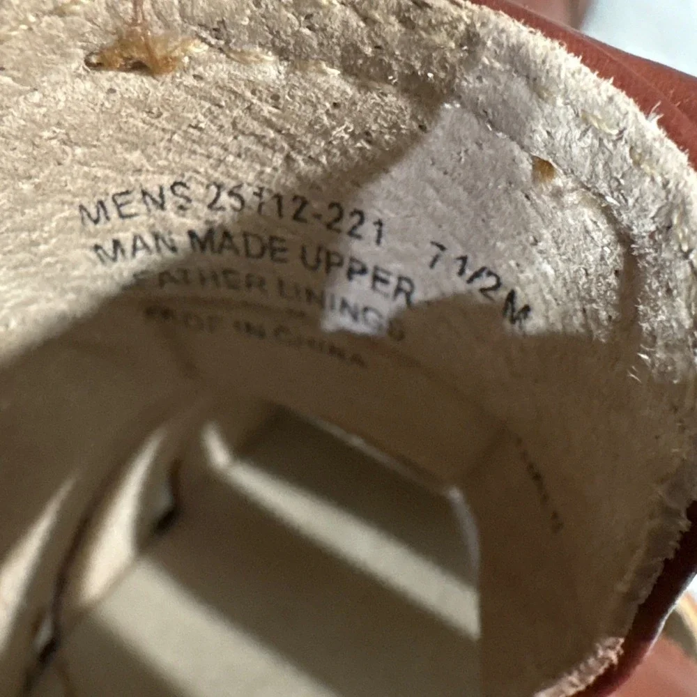 Stacy Adams Mens Cognac Brown Fisherman Sandals Square Toe  display picture 2
